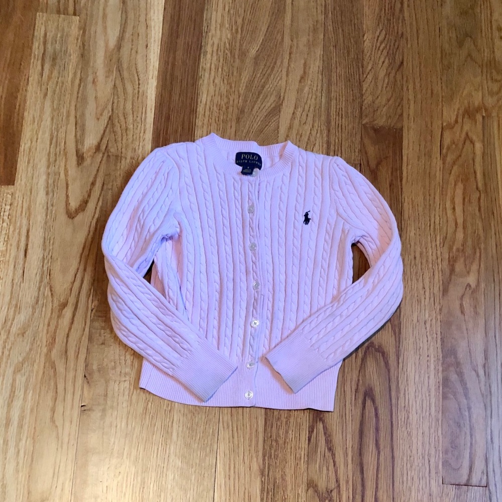 Girls Ralph Lauren size 6 sweater pink